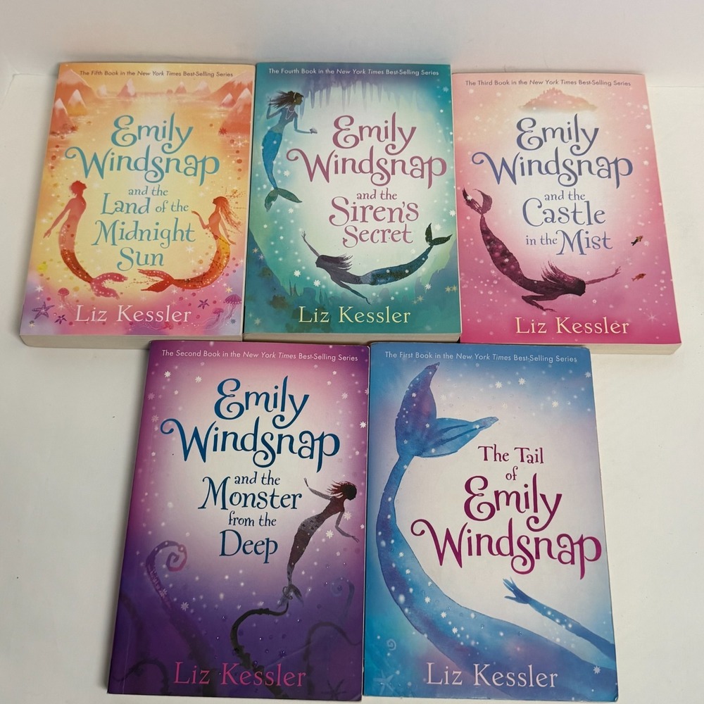 Emily Windsnap Series By Liz Kessler PB Book Bundle Series 1,2,3,4,5